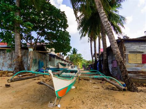 Traditional Filipino Fisherman Boats Stock Photo Image Of Lagoon