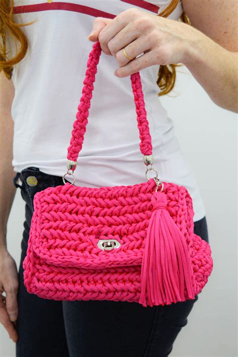 Armarinho S O Jos Bolsa De Croch Fio N Utico Pink