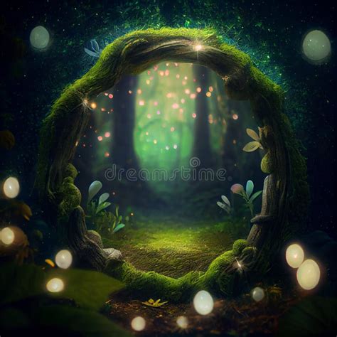 Enchanted Forest Frame Stock Illustrations 374 Enchanted Forest Frame