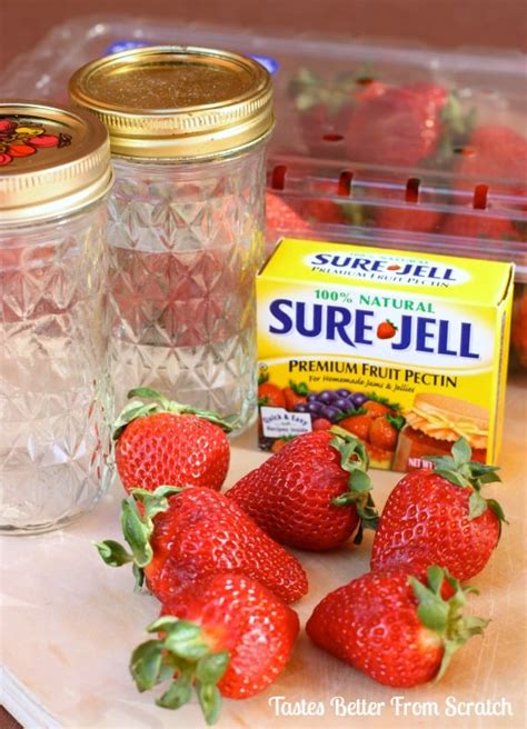 30 Minute Strawberry Freezer Jam