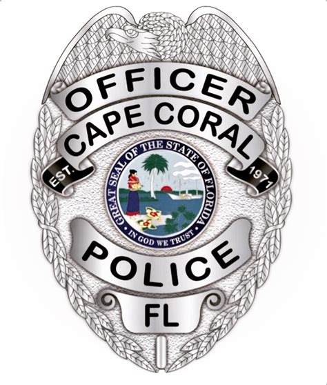 Cape Coral Florida Police Badge