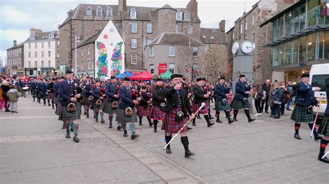 Scotland The Brave By The Massed Pipes Bands As The 2022 Burns Parade