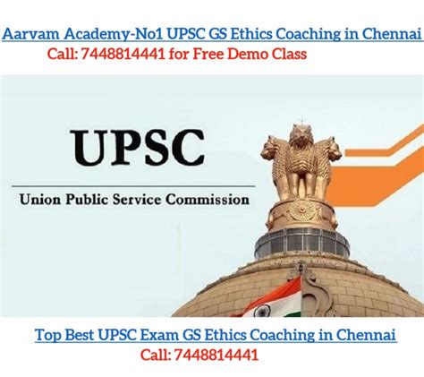 Best Upsc Gs Ethics Coaching In Chennai Call For Free Demo