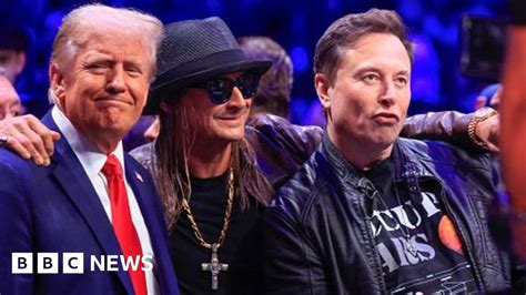 Trump Elon Musk And New Cabinet Nominees Celebrate At Ufc Bbc News