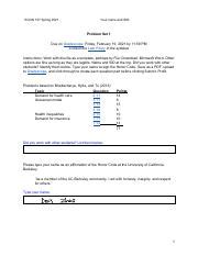 Econ S Problem Set Pdf Econ Spring Your Name And Sid