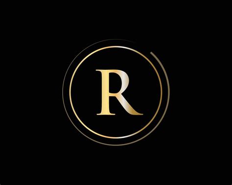 Letter R Logo For Luxury Symbol Elegant And Stylish Sign 17425377