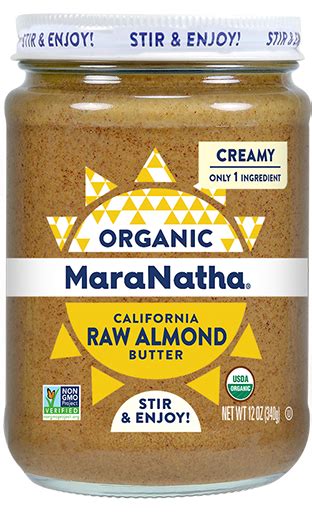 Organic No Stir Peanut Butter Creamy Maranatha Nut Butters