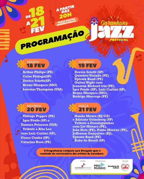 Garanhuns Jazz de volta às suas origens Jornal do Sertão