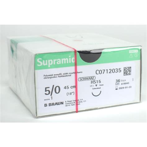 Supramid Schwarz Hs15 50 45cm 3dtz 17100