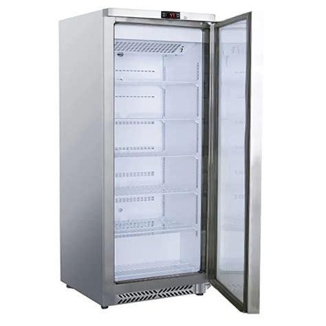 Glass Single Door Stainless Steel Commercial Refrigerator For Drink