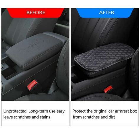 Universal Car Armrest Cushion Cover Center Console Box Pad Protector Accessories Ebay