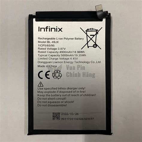 Pin Điện Thoại Infinix Note 10 Pro Infinix Note 11 Pro Chính Hãng Mã Bl 49jx Shopee Việt Nam