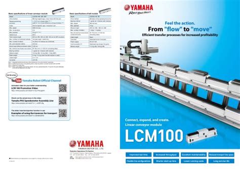 Linear Conveyor Module Lcm100 Yamaha Motor Coltd Pdf Catalogs