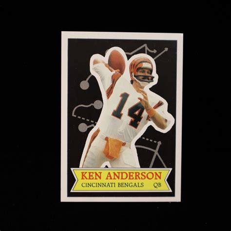 1984 Ken Anderson Cincinnati Bengals Topps Football Stars 9 EBay