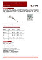 Sonda De Temperatura Pt Wr Shanghai Zhaohui Pressure