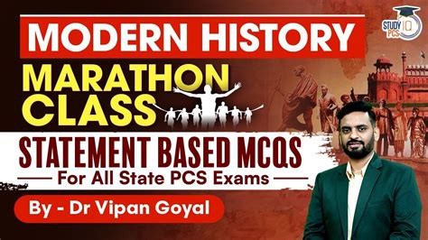 Modern History Marathon Class For State PCS L History MCQs By Dr Vipan