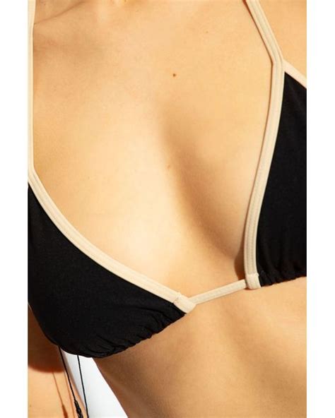 Tot Me Bikini Bra In Black Lyst