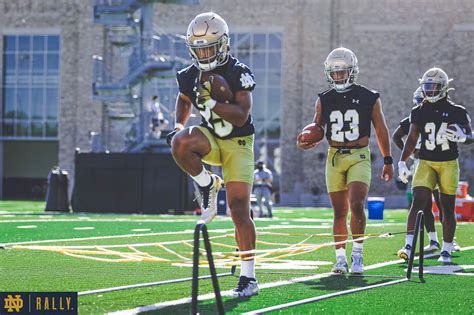 Notre Dame 2022 Positional Previews Running Back 18 Stripes