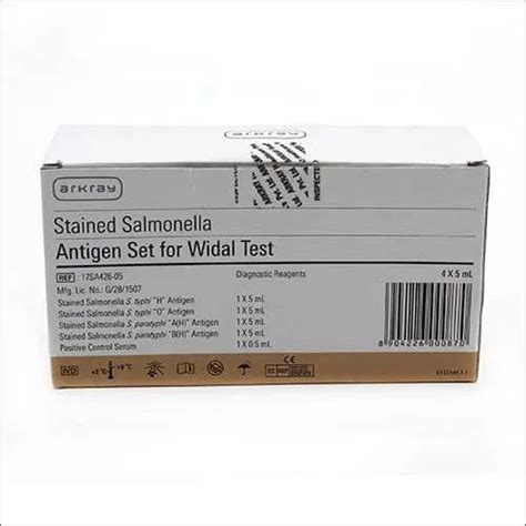 Arkray Widal Test Kit Material Plastic At Best Price In New Delhi