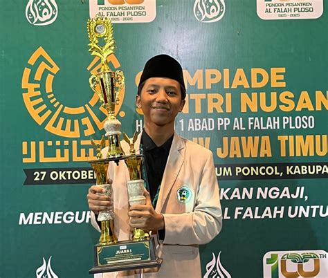 Ikuti Olimpiade Santri Nusantara Mahasantri Tebuireng Raih Juara 1 MQK