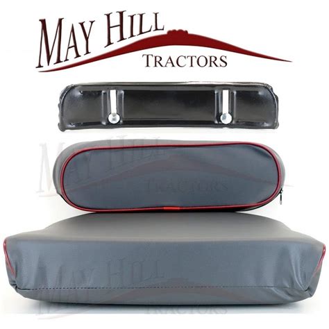 Seat Cushion Set To Fit Massey Ferguson 35 65 135 165 Tractor Dark Grey