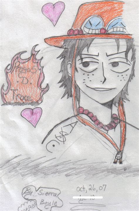 Portgas D Ace By Luffylover101 On Deviantart