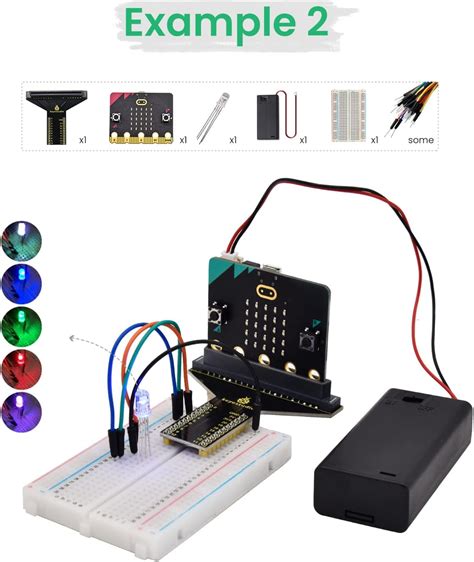 Kit básico de iniciación KEYESTUDIO Microbit para accesorios BBC Micro