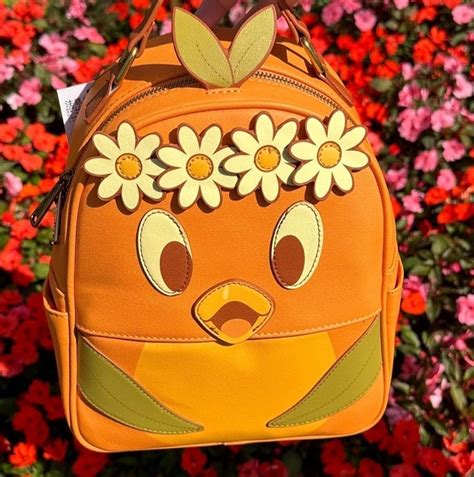 Orange Bird Disney Park 2023 Epcot Flower Garden Festival Backpack Bag