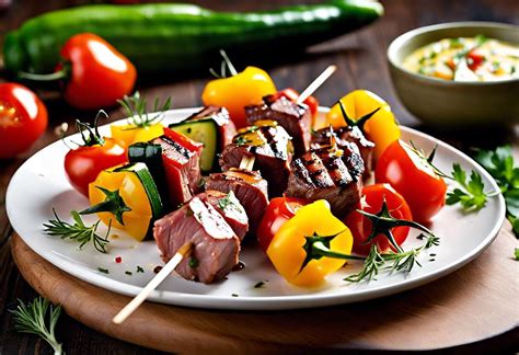 Brochettes De B Uf Aux L Gumes Et Tomates La Proven Ale Recette Facile