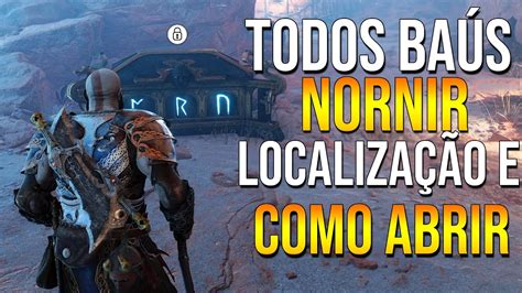 TODOS OS BAÚS NORNIR GOD OF WAR RAGNAROK LOCALIZAÇÃO E COMO ABRIR