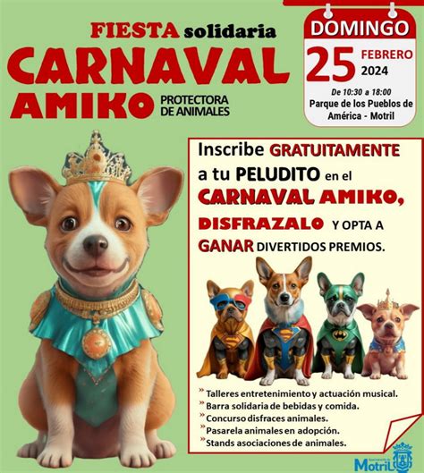 Motril Celebrar La Primera Fiesta Solidaria Carnaval Amiko Este Domingo