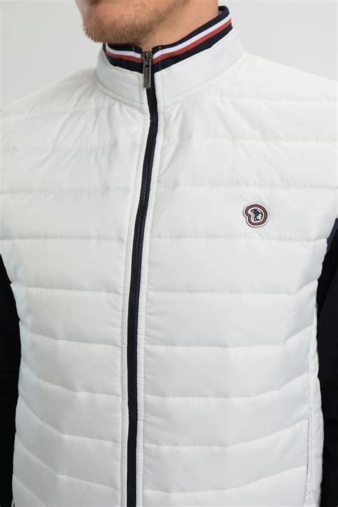 Gilet Matelass Sans Manche Stallone Coloris Blanc Taille S