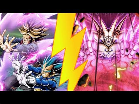 Int Lr Ssb Vegeta Ssj Trunks Vs Omega Shenron Birth Of The Shadow