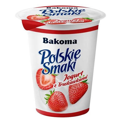 Bakoma Polskie Smaki Jogurt Z Truskawkami G Delikatesy Dw Jka