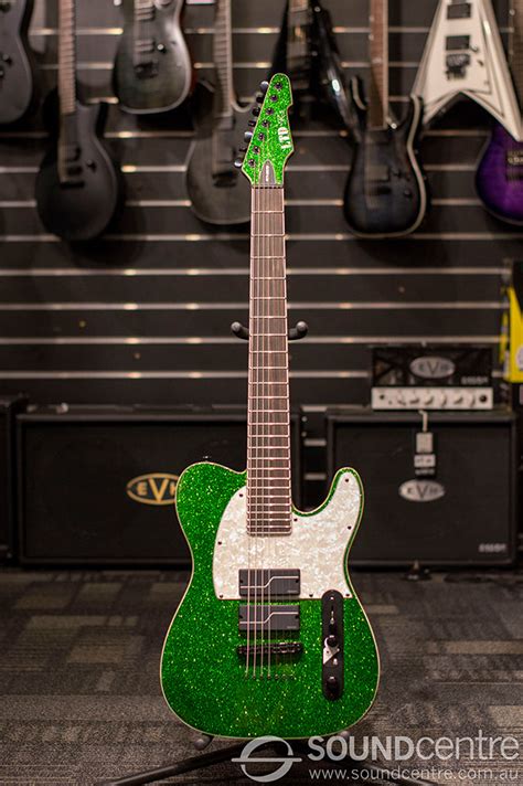 Esp Ltd Stephen Carpenter Signature Tele 7 String Baritone Green