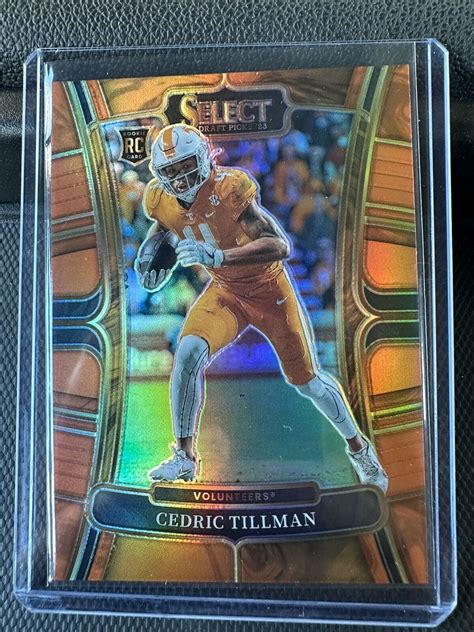 Cedric Tillman Panini Select Draft Picks Orange Ed Ebay