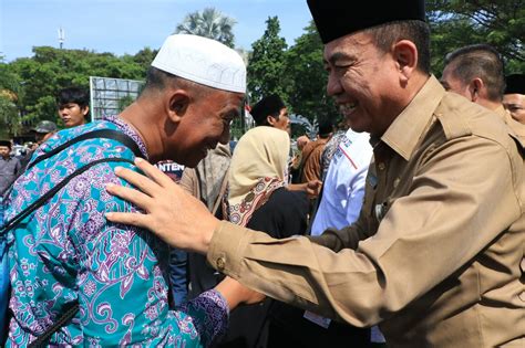 Begini Suasana Kepulangan Ratusan Jemaah Haji Asal Kabupaten Serang