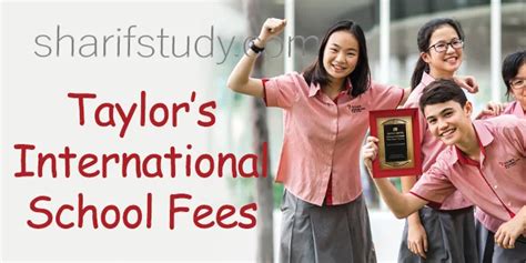 Taylor's School Fees 2023-2024 | SharifStudy