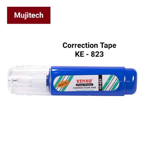 KENKO CORRECTION TAPE FLUID KE 823 TIP EX CAIR TIPEX PEN PENGHAPUS