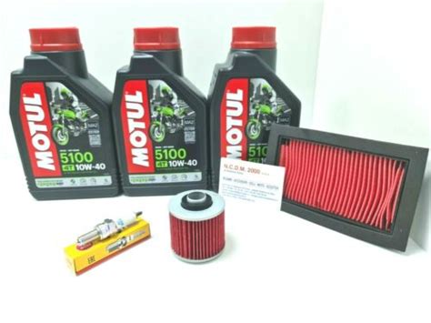 KIT TAGLIANDO OLIO MOTORE MOTUL 5100 FILTRI ARIA CANDELA YAMAHA XT 660