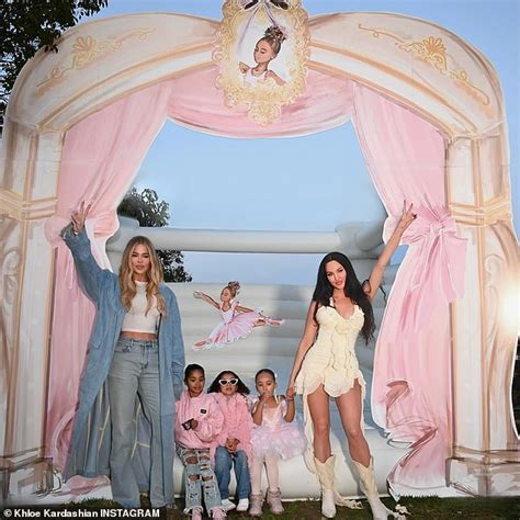 Khloe Kardashian Takes Daughter True Thompson And Niece Dream Kardashian To Celebrate Friends