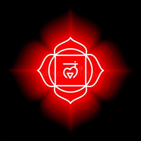 Muladhara Icon First Root Chakra Symbol