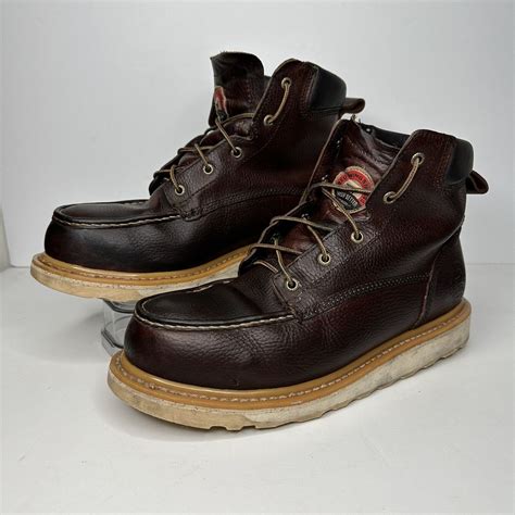 Red Wing Irish Setter Ashby Safety Toe Boot Mens Size 105 Brown