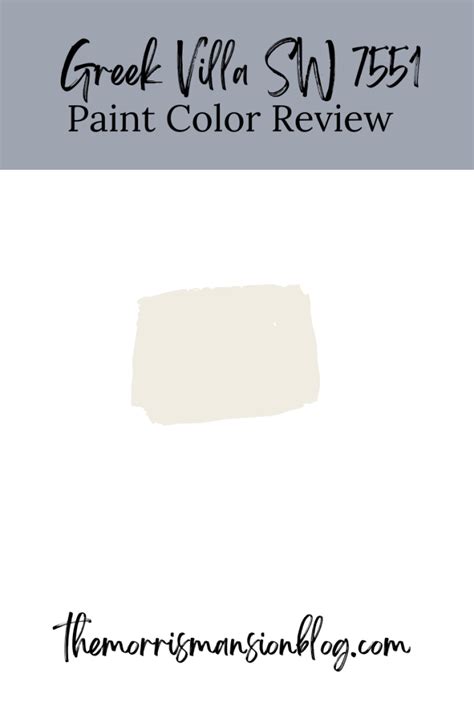 Sherwin Williams Greek Villa Paint Color Review The Morris Mansion