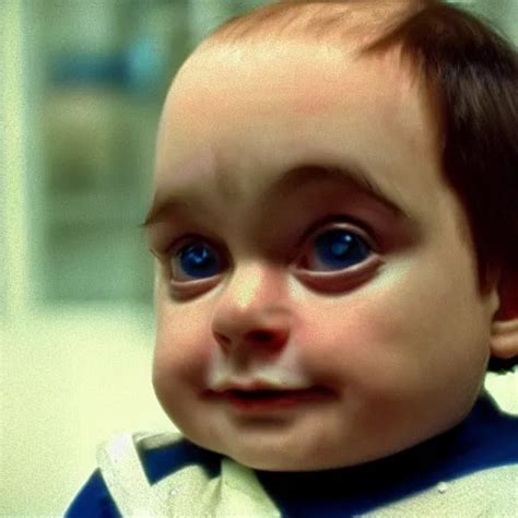 Stanley Kubrick As The Baby From Cinematic Stable