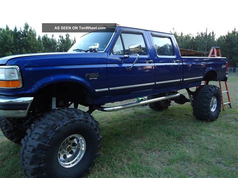 1997 Ford f350 4x4 powerstroke diesel dump truck