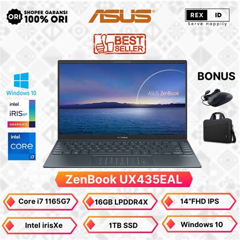 Jual Asus Zenbook Ux Eal Intel Irisxe Core I G Gb Tb