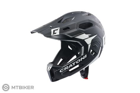 Cratoni C Maniac Mx Helmet Black Matt White Model Mtbiker