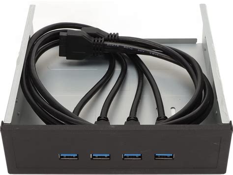 4 Ports USB 3 0 Front Panel Hub 5 25 Inch Optical Drive Panel USB To