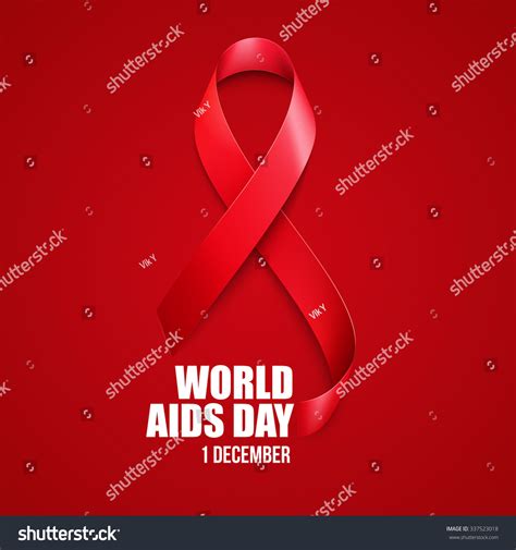 Aids Awareness World Aids Day Concept Stock Vector Royalty Free